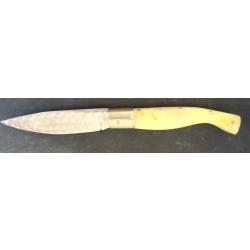 COUTEAU REGIONAL SARDE 1960 " PATTADA SARDEGNA " SORTI DE VITRINE + ETUI OFFERT