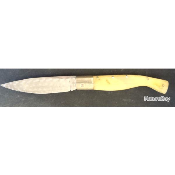 COUTEAU REGIONAL SARDE 1960 " PATTADA SARDEGNA " SORTI DE VITRINE + ETUI OFFERT