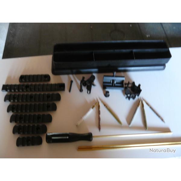 Rails picatinny ; n�cessaire de nettoyage; accessoire de bipied