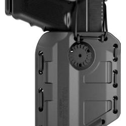 Holster ambidextre Universel Bungy 8BL10 avec lampe/laser - Noir
