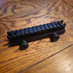 R&eacute;hausseur de rail picatinny de longueur 145 mm