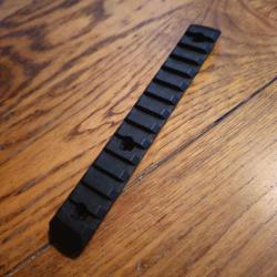 Rail picatinny plastique longueur 155 mm neuf