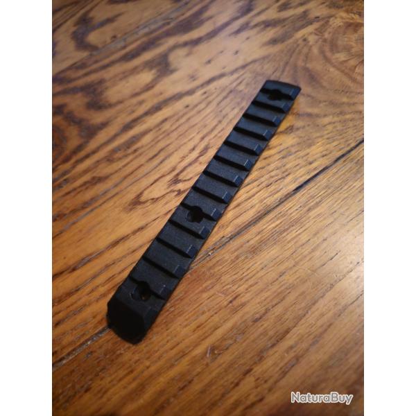 Rail picatinny plastique longueur 155 mm neuf