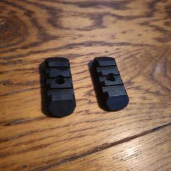 2 rails picatinny plastique longueur 55 mm neuf