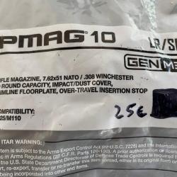 Chargeur Magpul 10 coups PMag 10 Gen3 LR/SR (cal. 308 / 7,62x51 Nato)