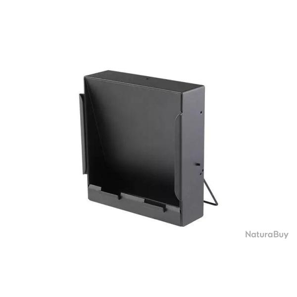 Porte-cible plat noir pour cibles 14x14cm Wosport
