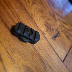 Rail picatinny pivotant en plastique de 45 mm pour en base invers&eacute;