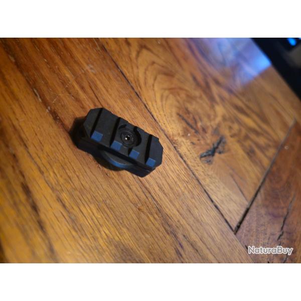 Rail picatinny pivotant en plastique de 45 mm pour en base invers�
