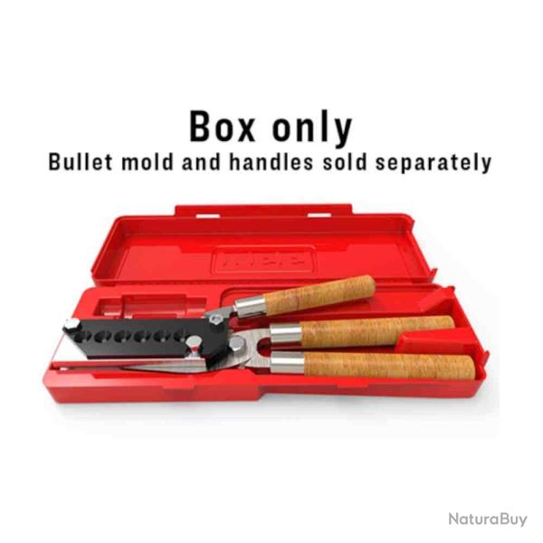 Bo�te Lee Bullet Mold Hinged Case pour moules 6 ou 18 cavit�s - 92156