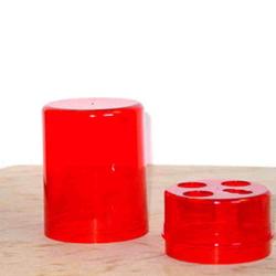 Bo&icirc;te rouge Lee Round Red Die Box pour 4 matrices - 90535