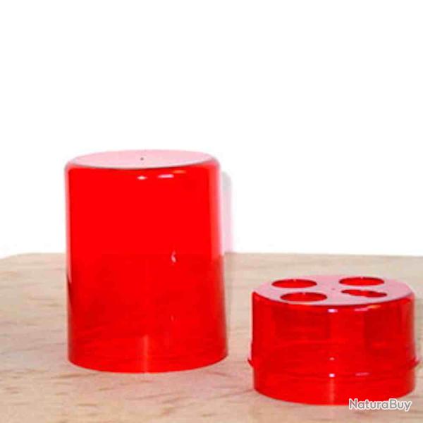 Bo�te rouge Lee Round Red Die Box pour 4 matrices - 90535