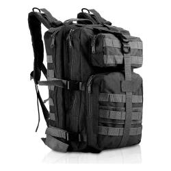 Sac &agrave; dos tactique 35 L MOLLE - imperm&eacute;able - randonn&eacute;e camping chasse p&ecirc;che - 28 x 25 x 50 cm
