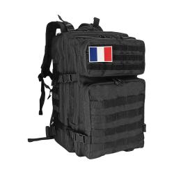 Sac &agrave; dos tactique militaire 45 L MOLLE imperm&eacute;able - 900D - trekking randonn&eacute;e camping - 50x30x30cm