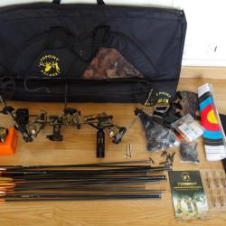 Kit Arc &agrave; poulies de chasse [Topoint/M1] - Kit complet avec fl&egrave;ches et accessoires