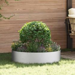 Anneau de jardini&egrave;re 5 pcs Argent&eacute; 80 x 80 x 20 cm