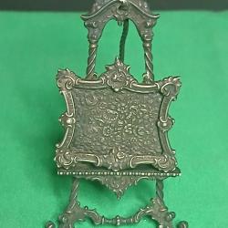 Rare Magnifique porte photo miniature Art Nouveau du d&eacute;but du XXe si&egrave;cle.