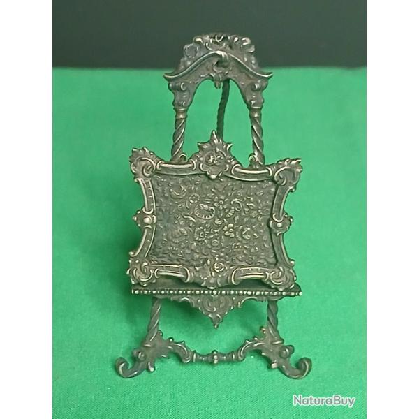 Rare Magnifique porte photo miniature Art Nouveau du d�but du XXe si�cle.
