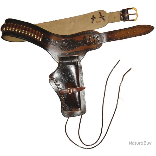 Ceinturon avec un holster pour revolver Western Ceinturon 1 revolver