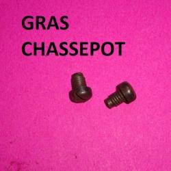 lot de 2 vis r&eacute;glementaires arr&ecirc;t de culasse de fusil GRAS / CHASSEPOT -VENDU PAR JEPERCUTE(D25B176)