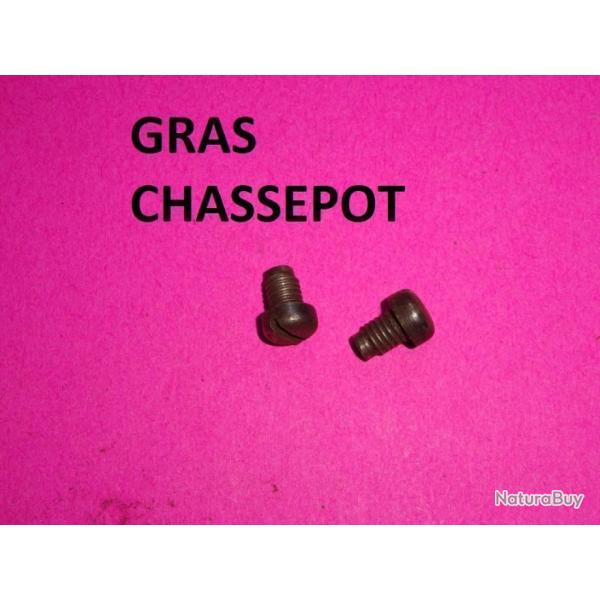 lot de 2 vis r�glementaires arr�t de culasse de fusil GRAS / CHASSEPOT -VENDU PAR JEPERCUTE(D25B176)
