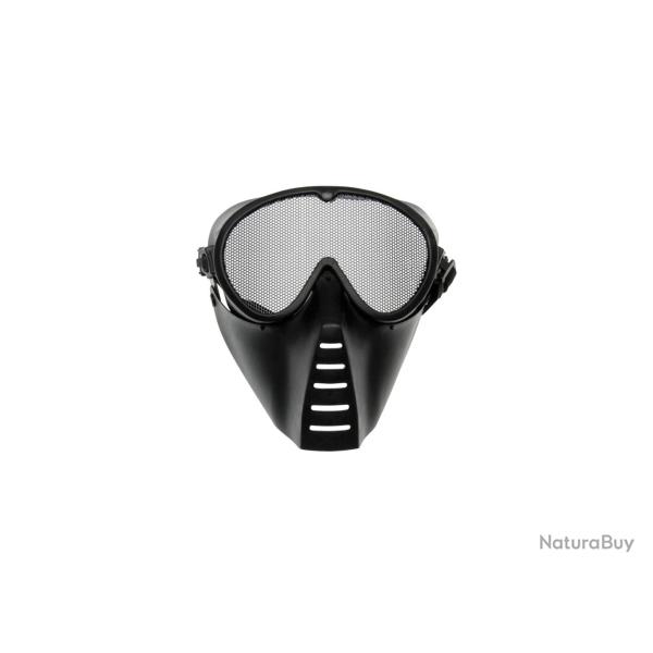 Masque avec grille taille moyenne noir
