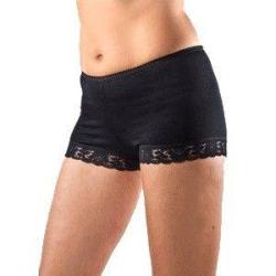 Shorty boxer femme bambou noir noir S (small)