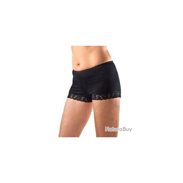Shorty boxer femme bambou noir noir S (small)