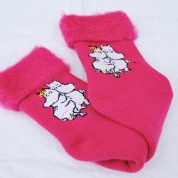 Chaussettes fantaisie enfant femme rouge rose noir 31 &agrave; 39 rose 36-37