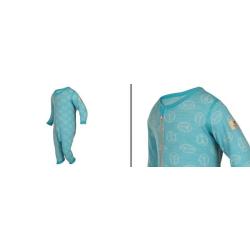 Grenouill&egrave;re b&eacute;b&eacute; laine m&eacute;rinos rose ou bleu bleu 70