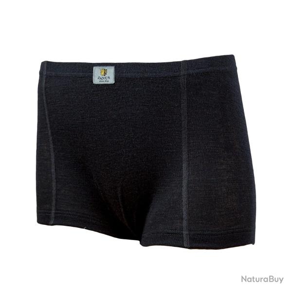 Boxer shorty femme chaud pure laine m�rinos noir noir XS (extra small)