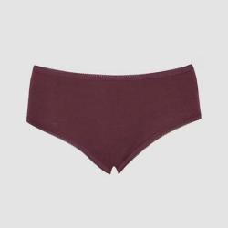Culotte femme midi pure laine m&eacute;rinos 42 rouge corten