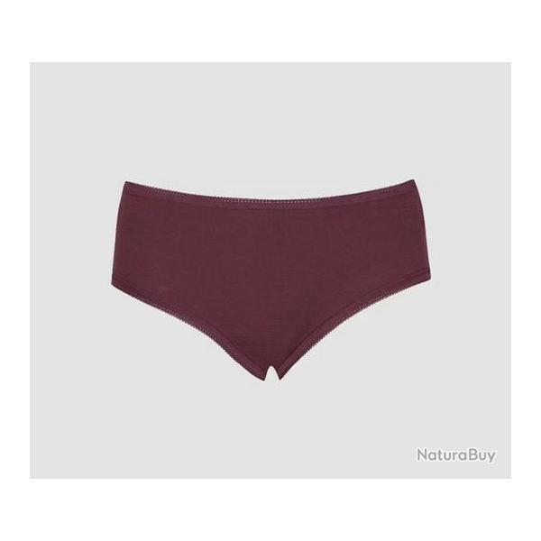 Culotte femme midi pure laine m�rinos 42 rouge corten