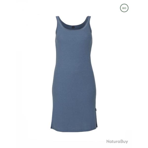 Nuisette chaude en pure laine m�rinos bio �cru noir ou bleu bleu 38