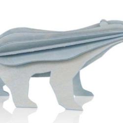 Ours polaire blanc 15 cm LOVI blanc