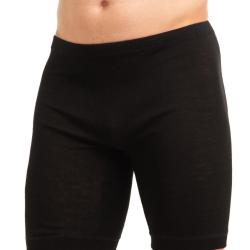 Short long noir pure laine et SOIE unisexe noir 44