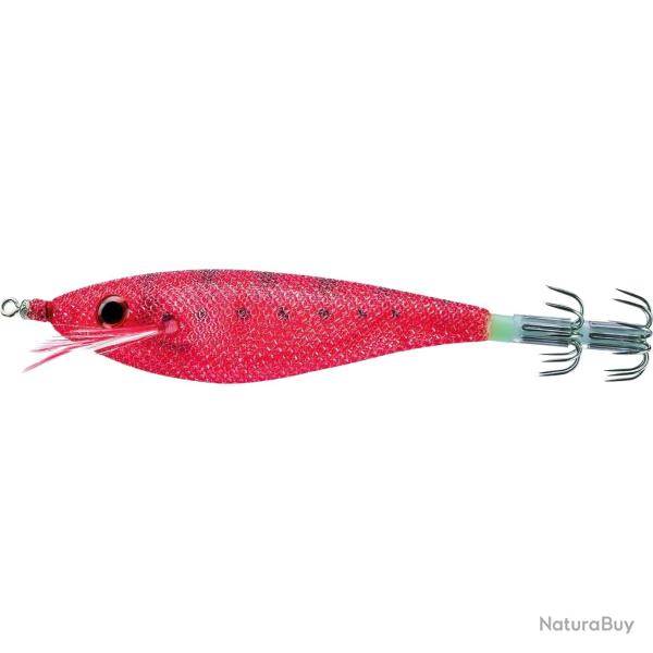 Turlutte Yo-Zuri Calmero Ultra Realistic S 9cm 9g 10cm Clear Rouge (CLAR)