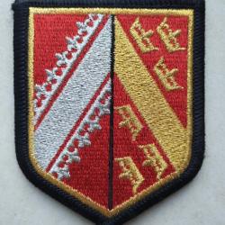 Ecusson de Gendarmerie D&eacute;partementale Alsace (avec trait noir)