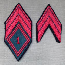 Galon de Brigadier du 1er R&eacute;giment du Train ADL