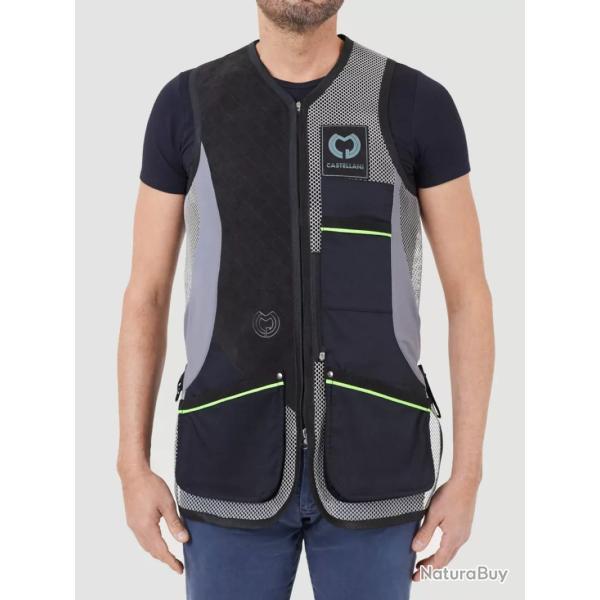GILET RIO EVOLUTION TRAP noir/ jaune