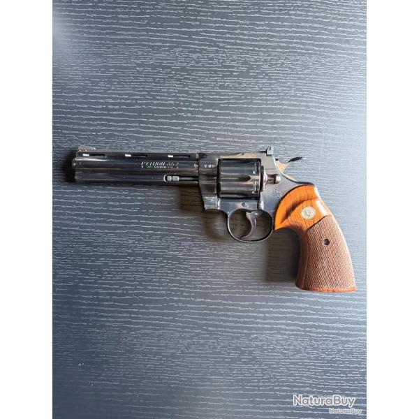 Colt Python .357 Magnum - 6" - Royal Blue - 1978 Origine