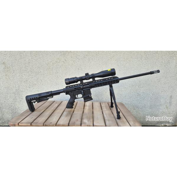 Carabine PALLAS BA-15 Tactical Black "Pack Sniper 2.5-10x42" cal.22lr