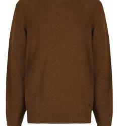 Pull Barbour Patch Crew Bracken Marron XXL