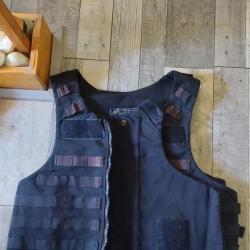 Gilet tactique Houss&eacute; Tactical Gear JTECH - Noir