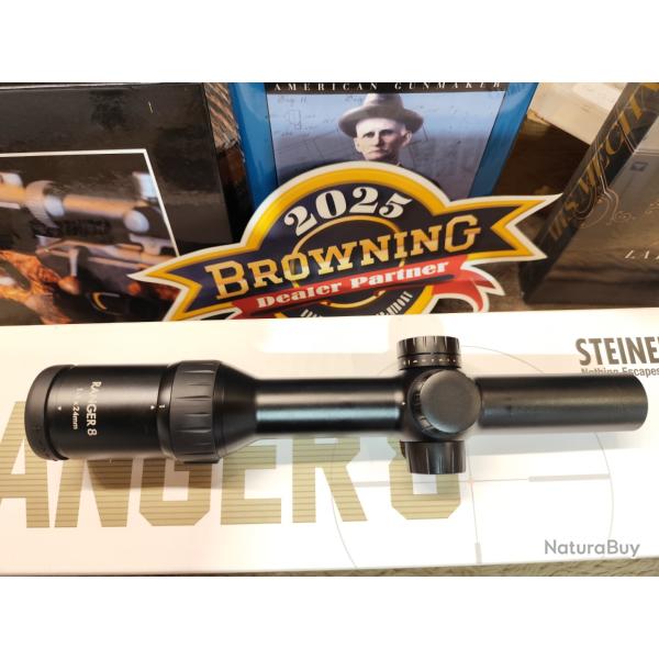 Lunette de battue Steiner Ranger 1-8x24 4Ai  30mm lumineuse r�t 4Ai neuve 1� sans prix de r�serve !!