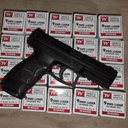 Pack Pistolet HK Mod&egrave;le SFP9 cal.9x19 Occasion + 1000 munitions 9x19 Winchester