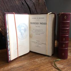 Alfred de Musset premi&egrave;res po&eacute;sies & po&eacute;sies nouvelles - Charpentier 1884/1886