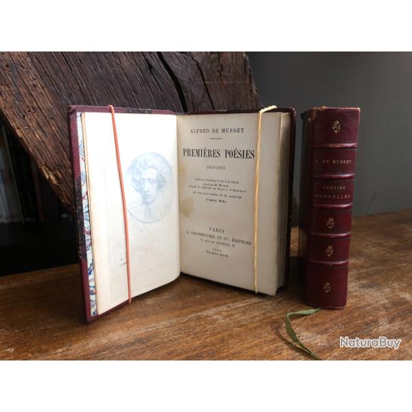 Alfred de Musset premi�res po�sies & po�sies nouvelles - Charpentier 1884/1886