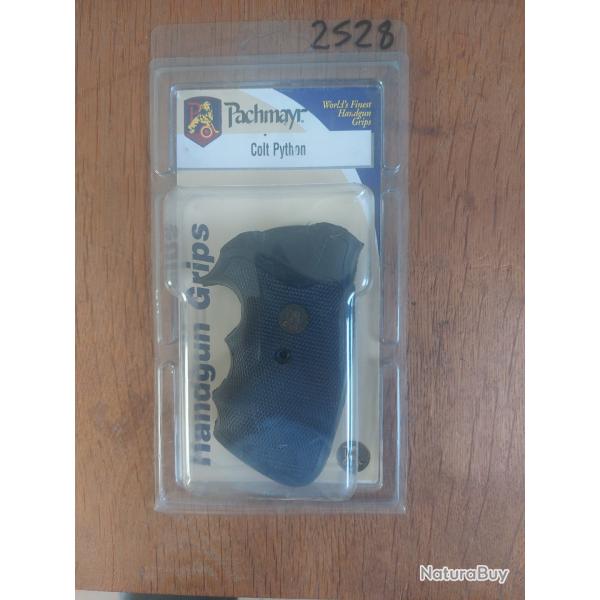 GRIPS PACHMAYR COLT I-FRAME GRIPPER COLT PYTHON AVEC EMPREINTES DE DOIGTS