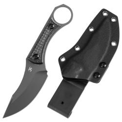 Couteau Fixe Kansept Knives Niko Lame Acier D2 Rev&ecirc;tement TiCn Manche Micarta &Eacute;tui Kydex KG004A6