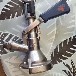 T&ecirc;te de tireuse &agrave; bi&egrave;re type A avec vanne et pipe